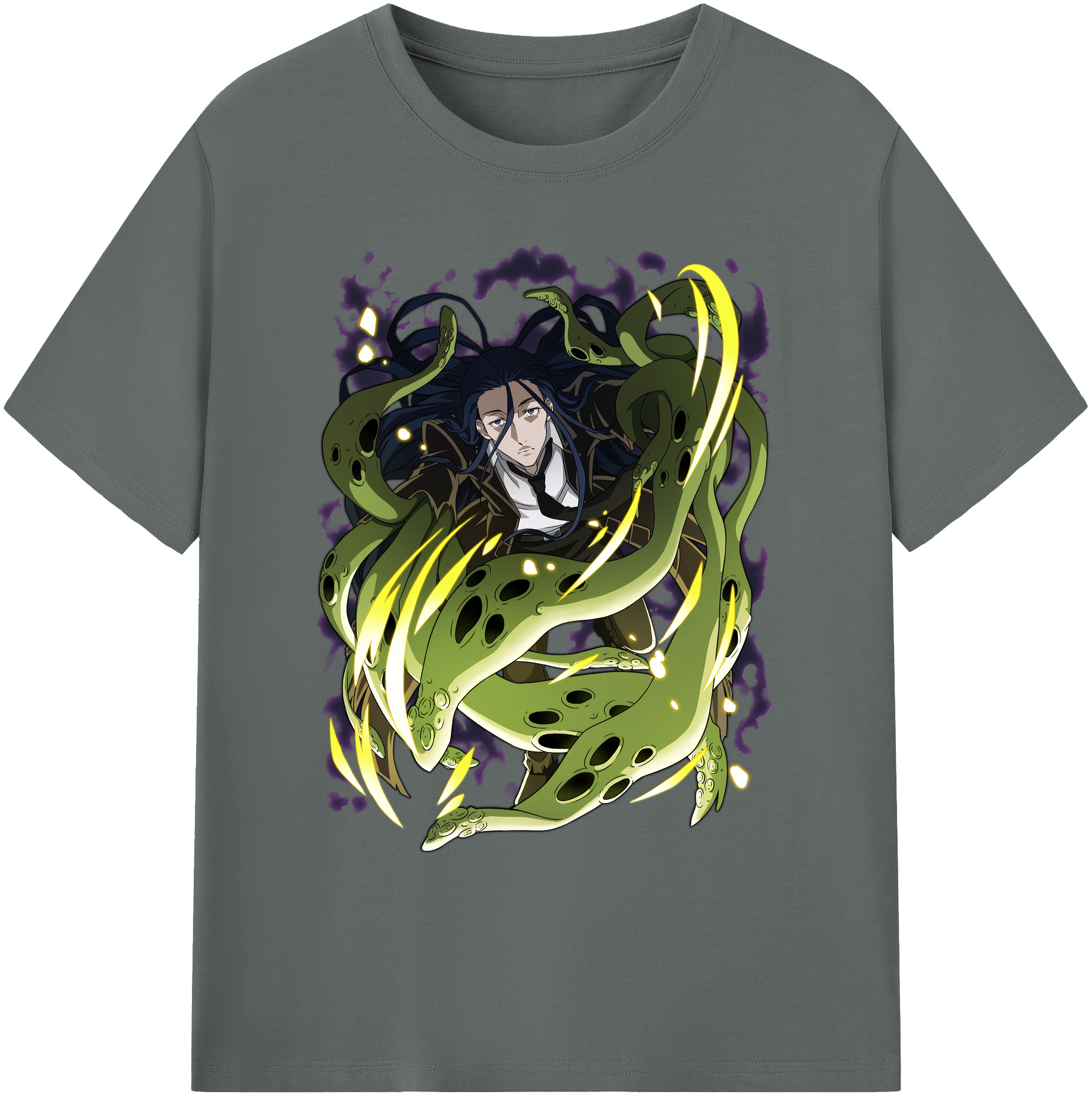 （画像用） 文豪ストレイドッグス Bungo Stray Dogs 綿100％ メンズ半袖Tシャツ｜肌触りやわらか＆通気性